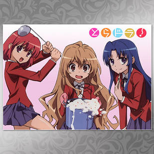Плакат А3 Аніме Toradora 007