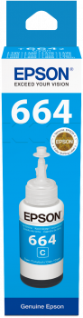 Контейнер з чорнилом Epson L100/ L200 Cyan (C13T66424A)