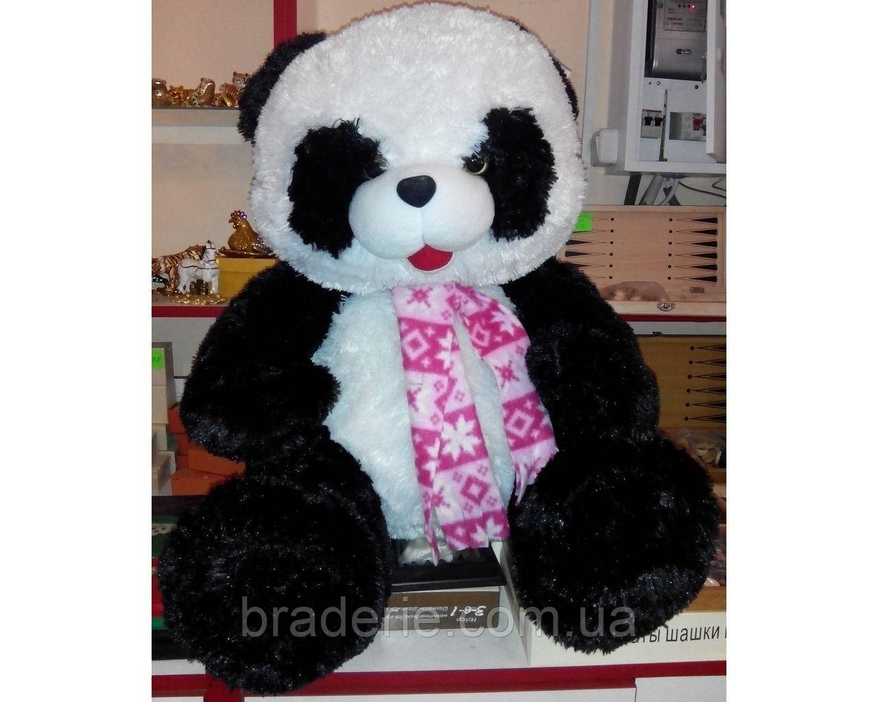 Ведмідь (шкара не набита) Панда з шарфом 62 см 2154-62