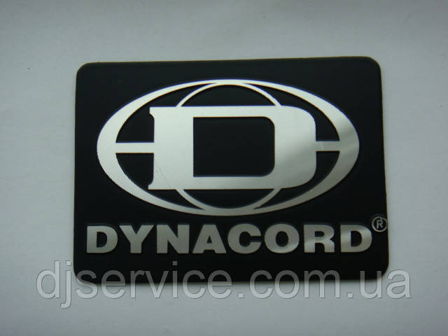 Значок, наклейка, логотип (metall) 1шт на сітку колонки Dynacord