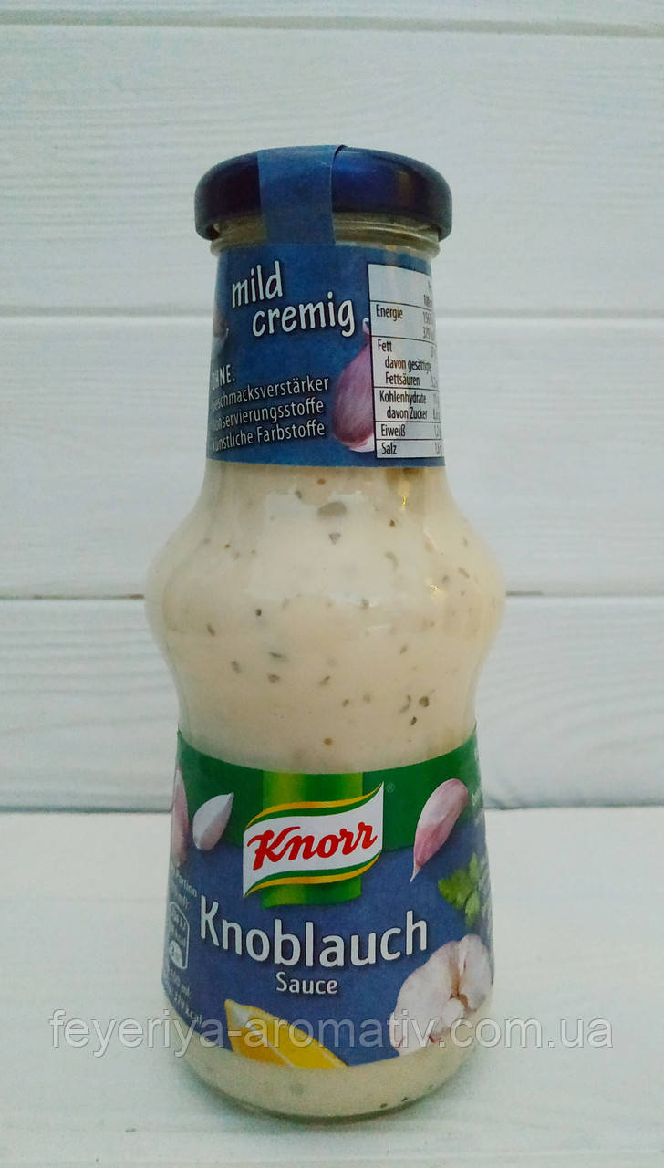 Соус Knorr 250ml Німеччина Knoblauch