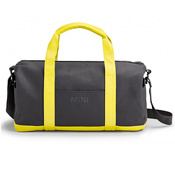 Спортивна сумка MINI Duffle Bag Colour Block, Grey / Lemon, артикул 80222445673