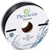 Пластик в катушке Flex 90 Черный 0.9 кг/300м, 1,75 мм Plexiwire