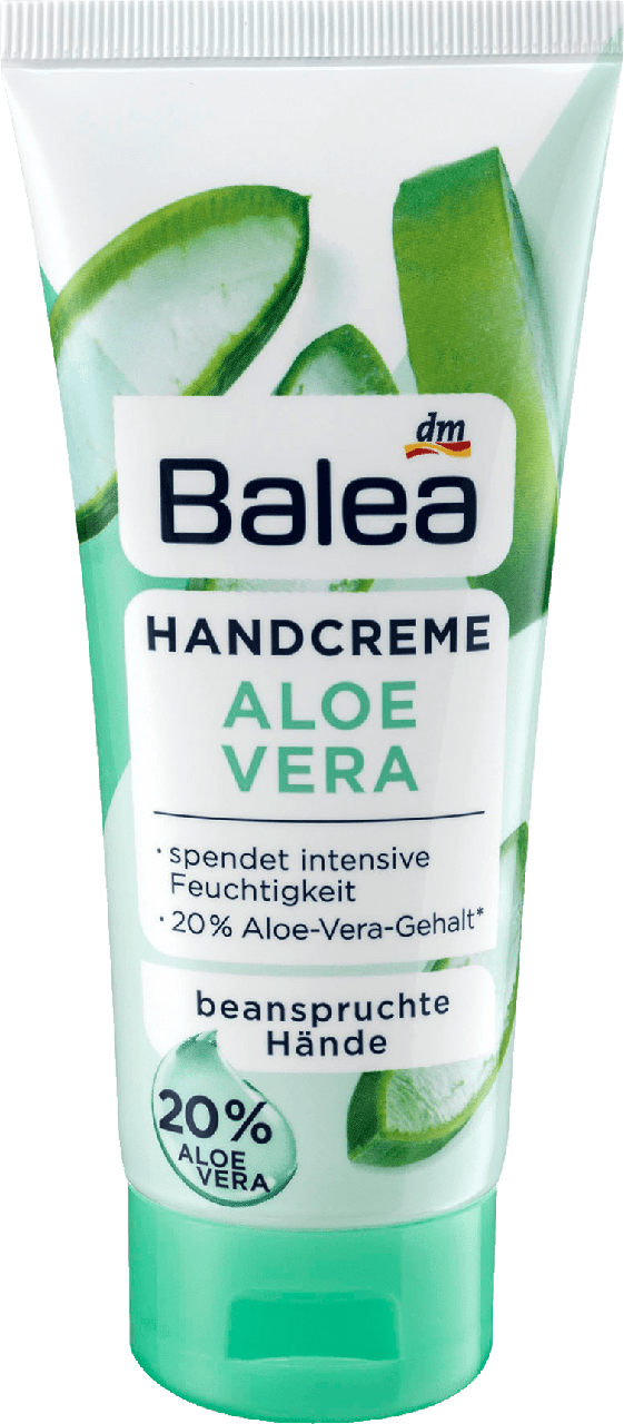 Зволожувальний крем для рук з 20% Алое Вера Balea Handcreme Aloe Vera, 100 ml