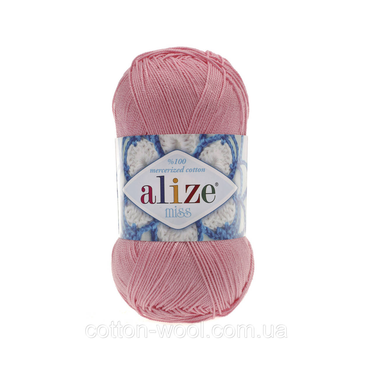  Alize Miss (Алізе Міс) 100% мерсеризована бавовна 170 рожева