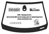 Стекло ветровое (лобовое) Seat Leon (Хетчбек) (2005-2012), LEMSON, Ветровое зелен. полоса серая, с э/о, с