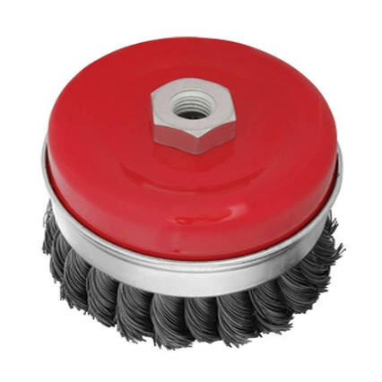 Щітка чашкова посилена для КШМ INTERTOOL BT-1101