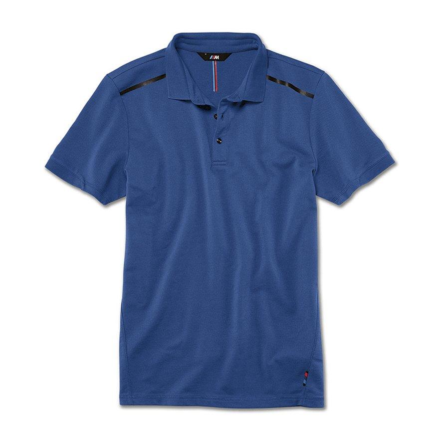 Оригінальна чоловіча сорочка-поло BMW M Polo Shirt, Men, Marina Bay Blue