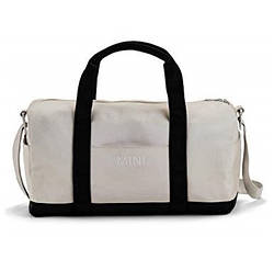 Спортивна сумка MINI Duffle Bag Colour Block, White / Black, артикул 80222445671