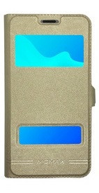 Чехол книжка Momax для Samsung Galaxy A7 2015, A700 Gold