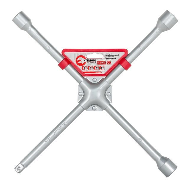 Ключ балонний хрестовий 16"х406 мм, 16 мм, 17, 19, 21, 1/2" PROF INTERTOOL HT-1603