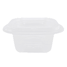 Контейнер харчовий з ручками квадратний Омега(0,45 л), фото 3