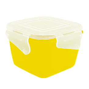 168051/2 харчової Контейнер з затиском Алеана "Фієста", 1л. квадр, глибокий (оливки), фото 2