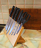Магнітний тримач для ножів із ясена 20х30 см, фото 3