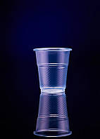 Склянка пластикова прозора №2 180мл 100шт