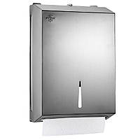 Диспенсер Rulopak для паперових рушників в пачках Z-складання, з нержавіючої сталі, 38*26,5*11см.