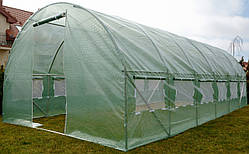 Теплиця з вікнами 13.5м² Парник Теплица с окнами 13.5 м2 = 450*300*200 ПОЛЬША Тунель для саду Парники Теплиці