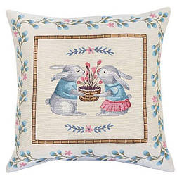 Наволочка великодня гобеленова 45х45 см LiMaSo KISS650