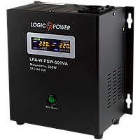 ДБЖ LogicPower LPA-W-PSW-500VA (350Вт) 2A/5A/10A 12В з правильною синусоїдою