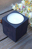 Підсвічник для чайної свічки з дерева (вільха)