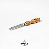 Стамеска плоска 15 мм STRYI Profi для різьби по дереву, арт. 100115