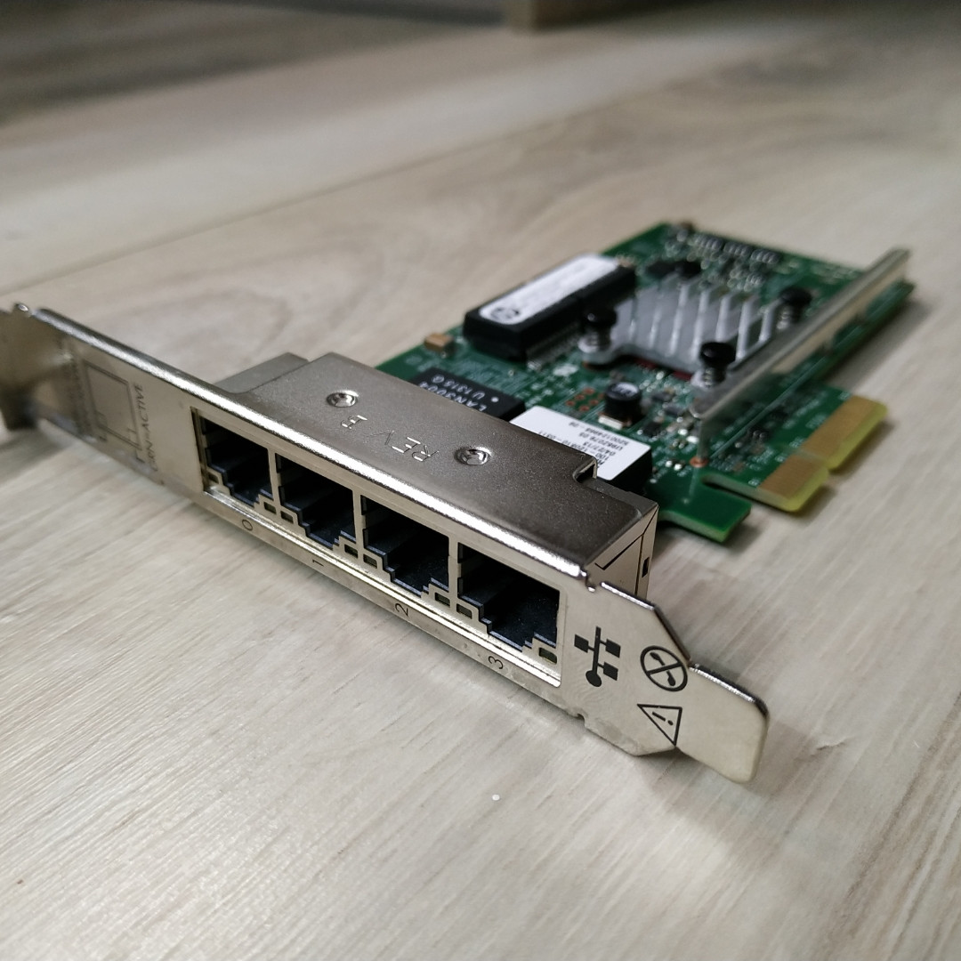Мережевий адаптер HP 4-port 1Gb Ethernet 331T Adapter (647592-001)