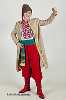 Вышитый национальный мужской костюм со светлой свитой №0126 (44-56р.)