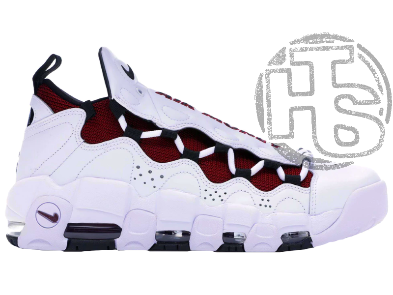 Чоловічі кросівки Nike Air More Money White Black Team Red AJ2998-100