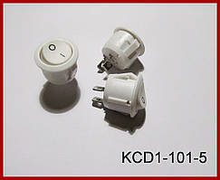 Перемикач консольний KCD1-101-5, 250V,6A.