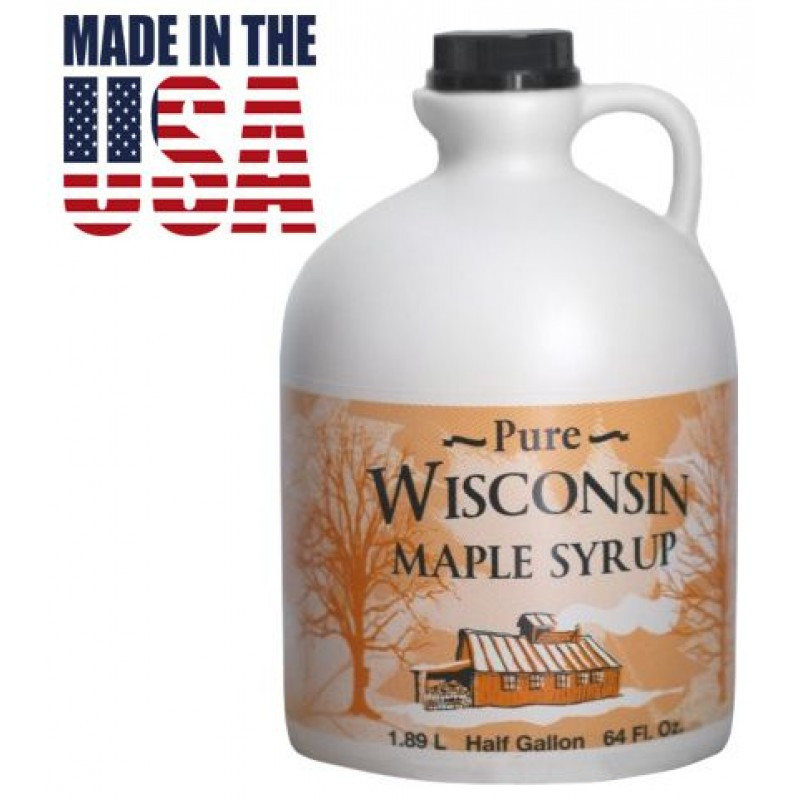 Кленовий сироп Wisconsin Pure Maple Syrup Grade B, 189 л. США