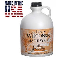 Кленовый сироп Wisconsin Pure Maple Syrup Grade B, 1.89 л. США