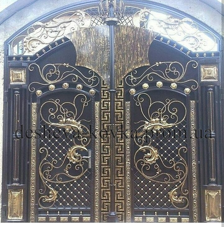 Ковані ворота закриті, фото 1