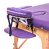 Переносний масажний стіл дерев'яний складаний масажний стіл-валіза VICTORY (NEW TEC) кушетка масажна, фото 4