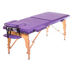 Переносний масажний стіл дерев'яний складаний масажний стіл-валіза VICTORY (NEW TEC) кушетка масажна