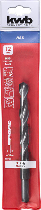 Свердло по металу з обточеними хвостовиком ø 20.0 mm KWB