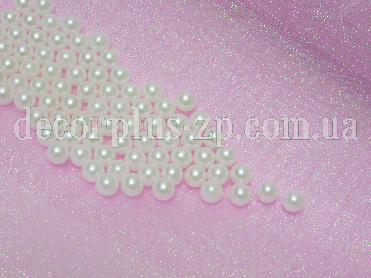 Бусини "Перлина", 8 мм, без отвору (Упаковка 20 г), фото 1