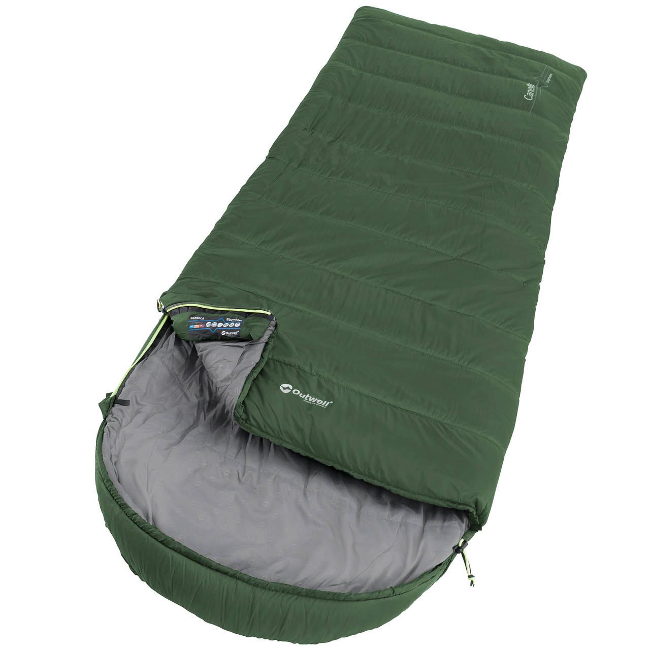 

Спальний мішок Outwell Canella Supreme/-1°C Forest Green Left (230359)