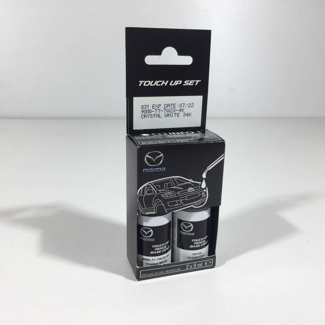 

Подкрашивающий набор Mazda цвет 34K Crystal White Pearl