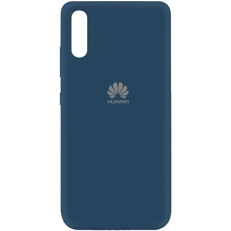 

Силиконовый чехол Silicone Cover на телефон Huawei P30 / Хуавей П30, Синий