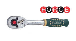 

Трещотка 1/4" 24 зубца с резиновой ручкой (Force 80222)