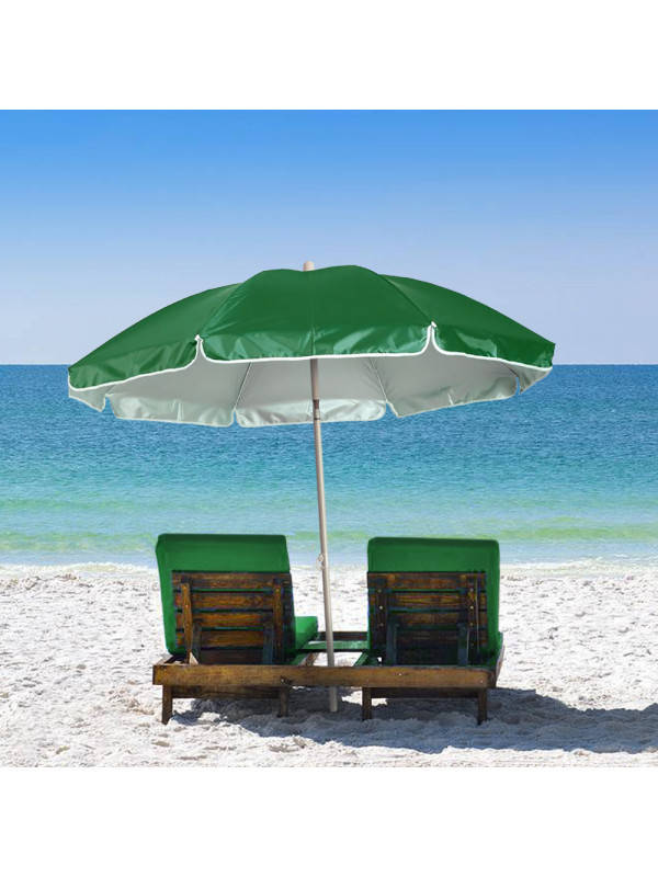 

Пляжный зонт с наклоном 2 м Anti-UF ( Зонт торговый 2 метра с наклоном и серебром ) Зеленый