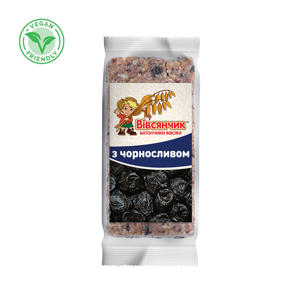 

Харчи Батончик овсяный с черносливом