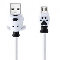 USB кабель Remax Fortune micro RC-106m White