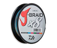 Шнур Daiwa J-Braid x8 Multicolor 150м 0.16мм