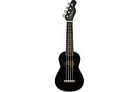 Укулеле FENDER UKULELE VENICE SOPRANO BLACK WN