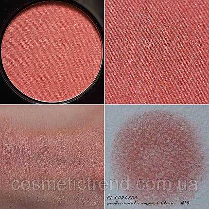 Рум'яна для обличчя No 10 El Corazon Professional Blush (розподавання), фото 1
