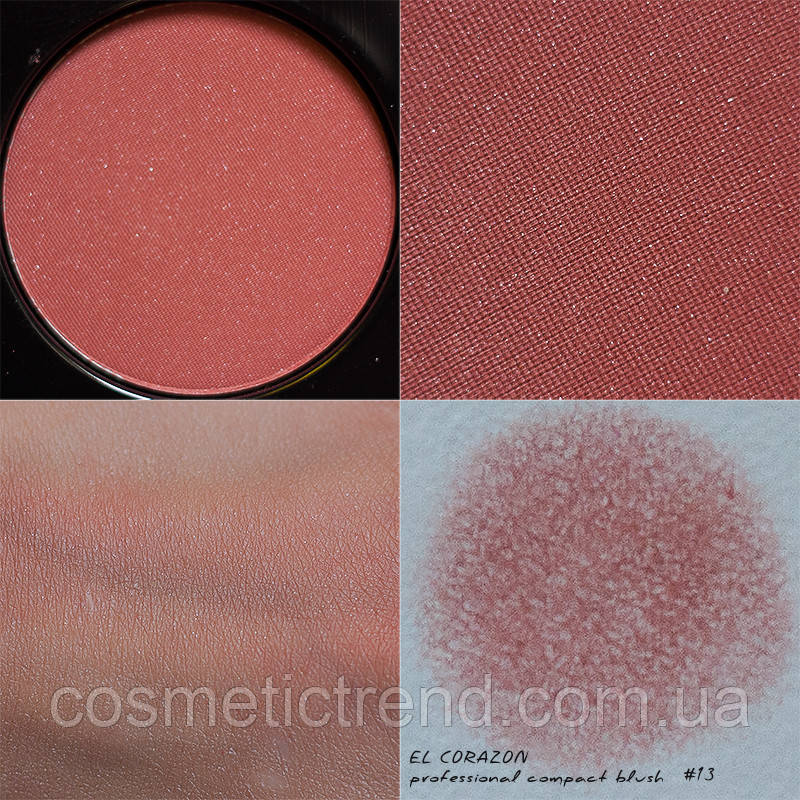 Рум'яна для обличчя No13 El Corazon Professional Blush (розподавання)