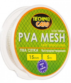 PVA сітка швидкорозчинна 15 мм, 5 м. ТЕХНОКАРП