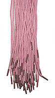 Шнурки Розовые пропитанные круглые 100см