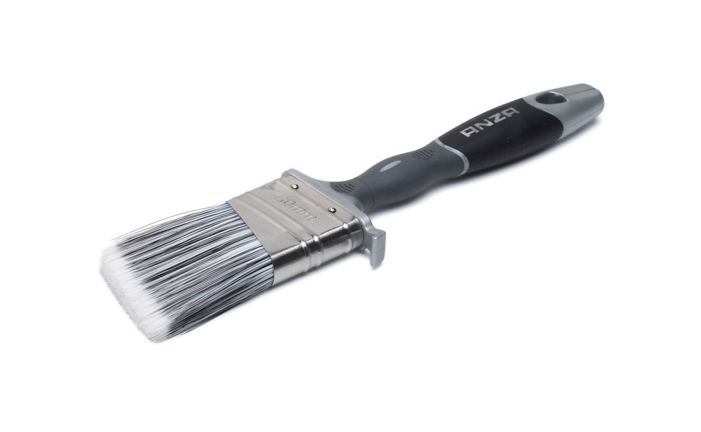 Пензель зі скошеною щетиною Anza Super Soft Angled Cut Brush Ergo 35мм